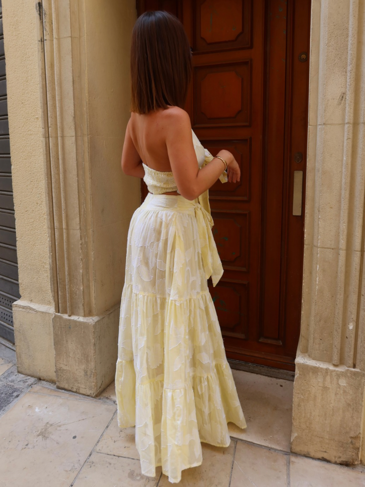Jupe longue plume - Sunny