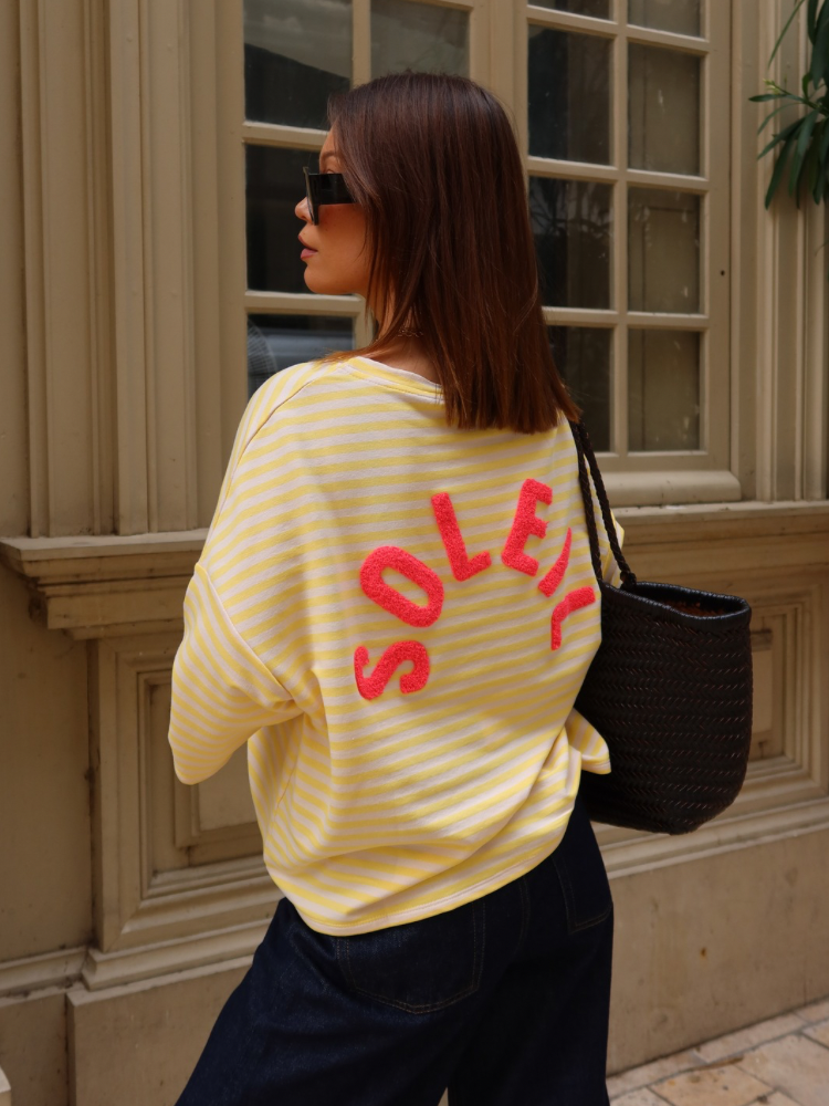 Top à rayures soleil - Sunny