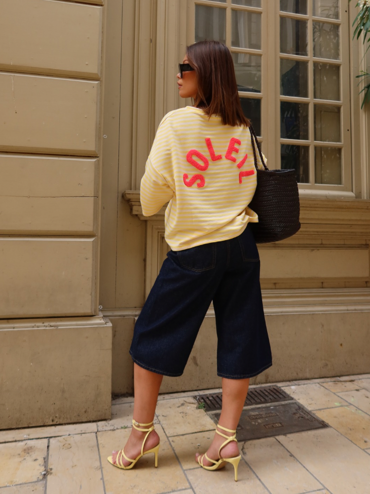 Top à rayures soleil - Sunny