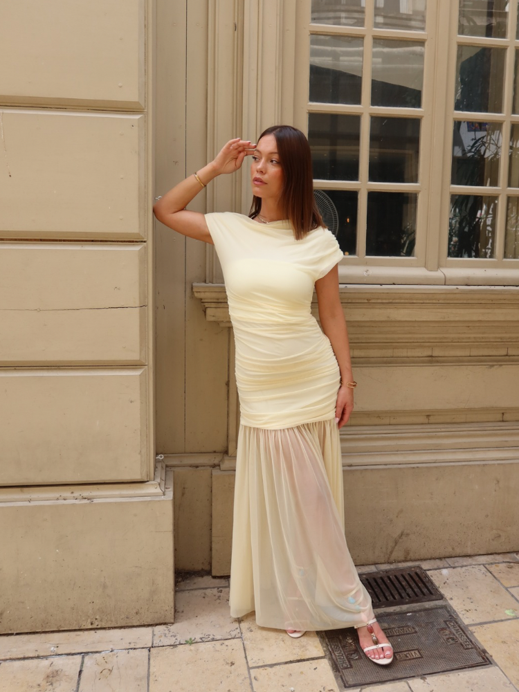 Robe longue jaune - French retailers | Nîmes & Avignon