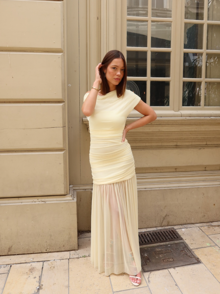 Robe longue jaune - French retailers | Nîmes & Avignon