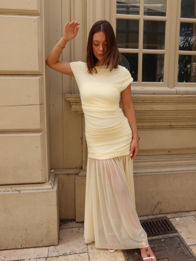 Robe longue jaune - French retailers | Nîmes & Avignon