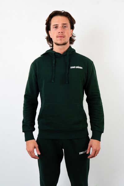 hoodie vert mixte