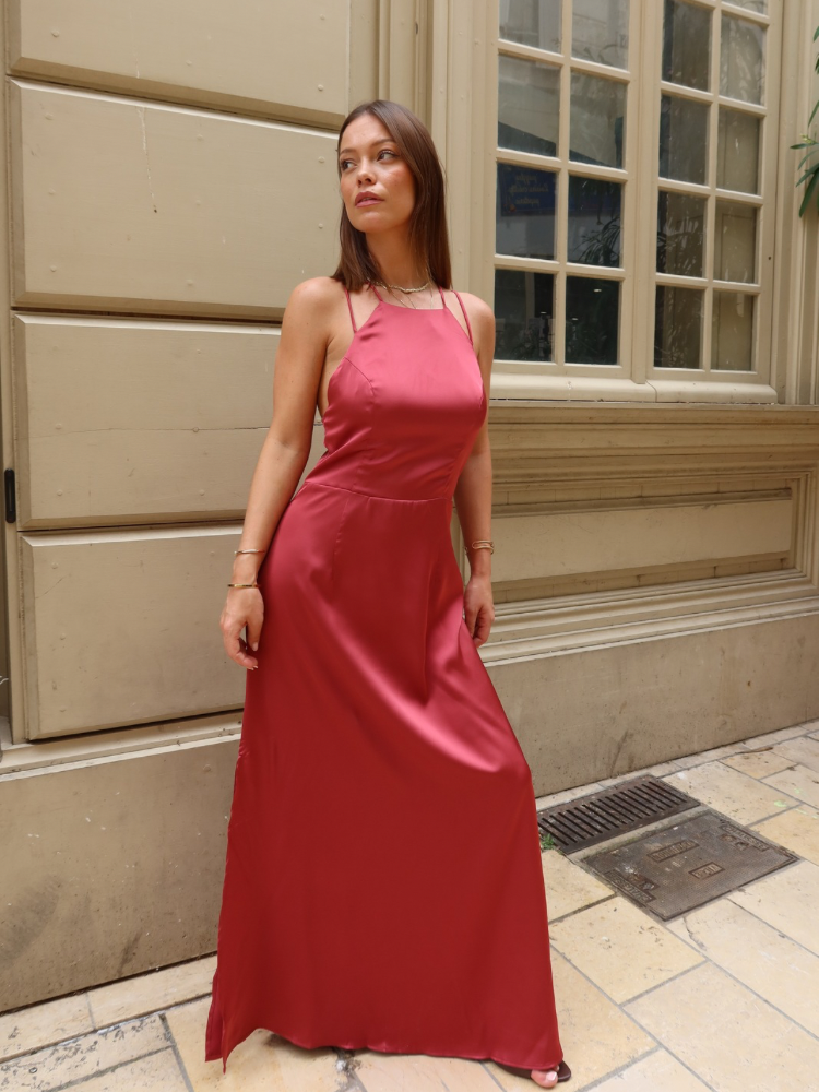 Robe longue cherry - Sunny