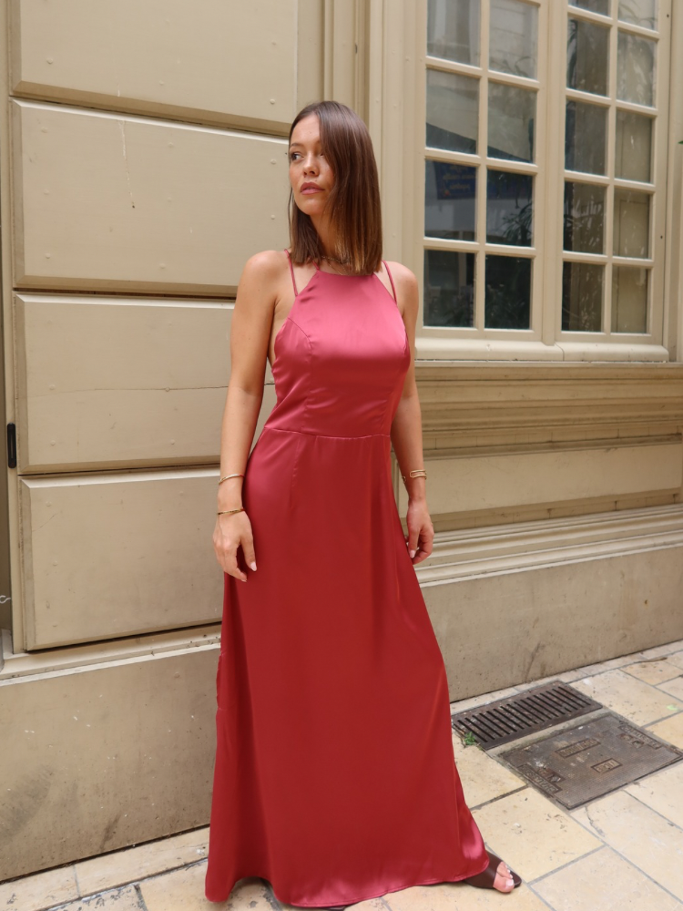 Robe longue cherry - Sunny