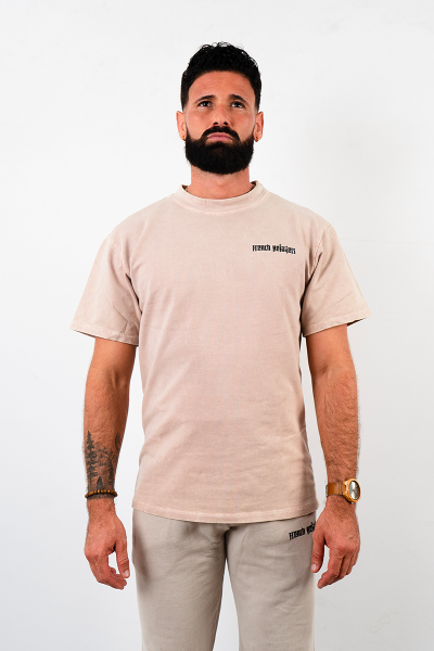 Tee shirt Oversize homme rose délavé