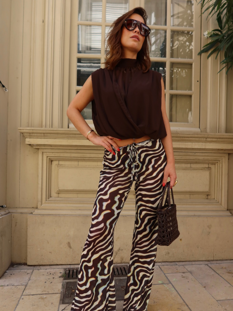 Pantalon transparent zèbre - Summer Dream