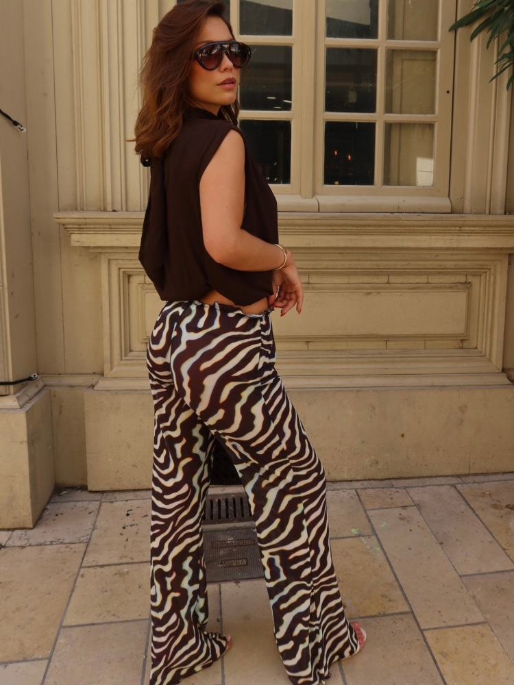 Pantalon transparent zèbre - Summer Dream