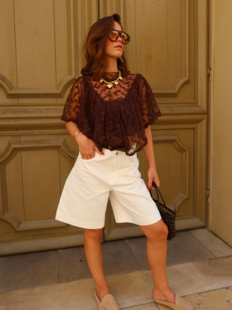 Top dentelle fleurie - Summer Dream