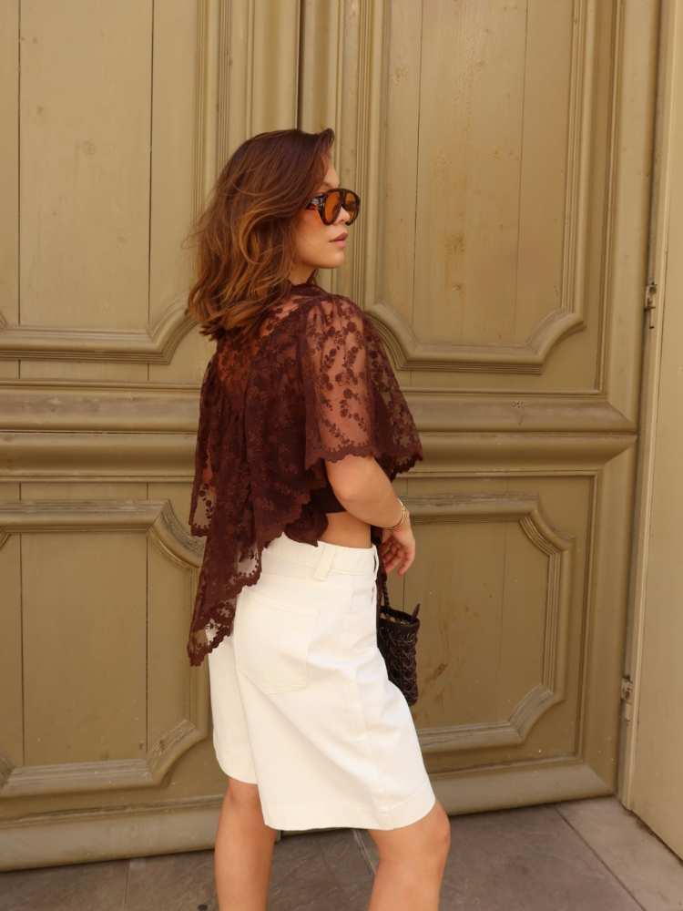Top dentelle fleurie - Summer Dream