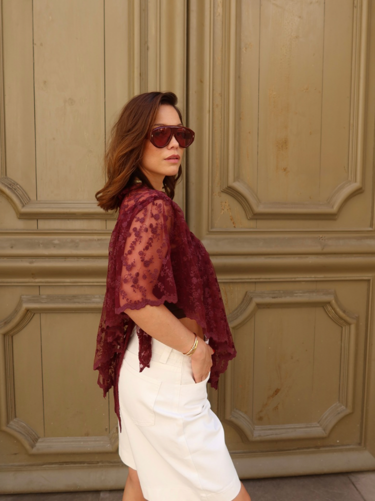 Top dentelle fleurie - Summer Dream