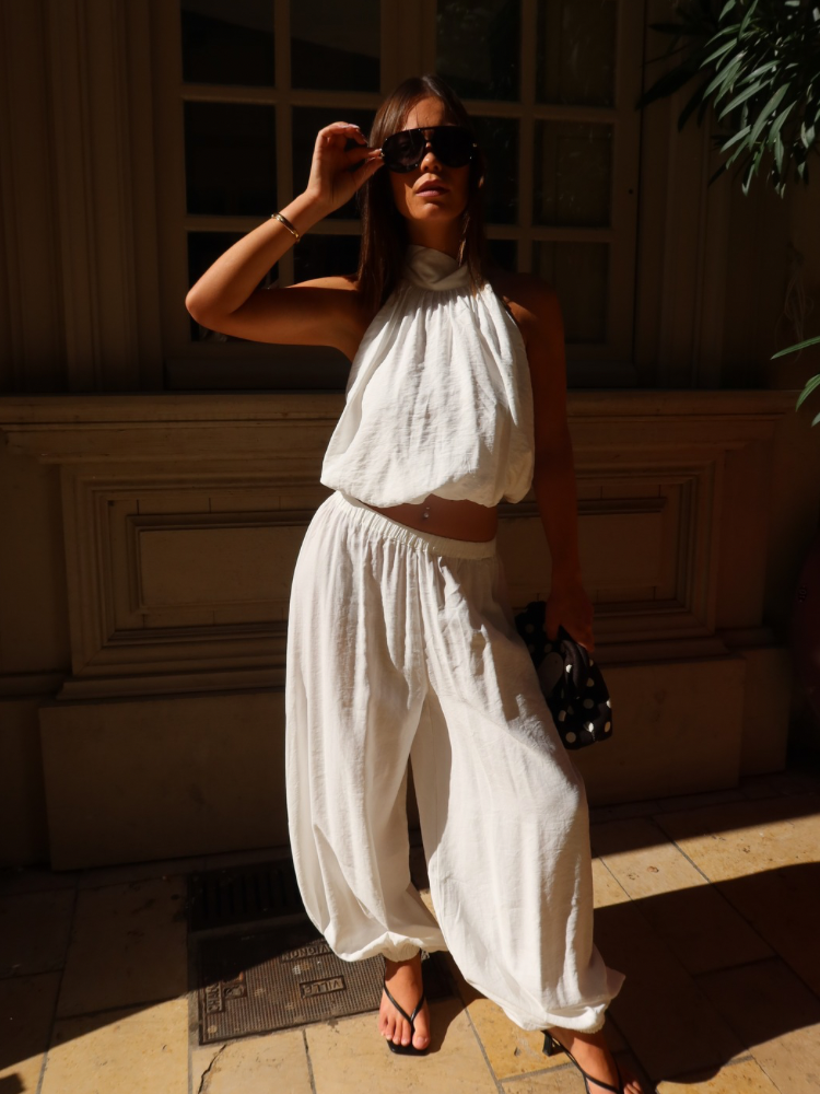 Top dos nu blousant - Golden hour