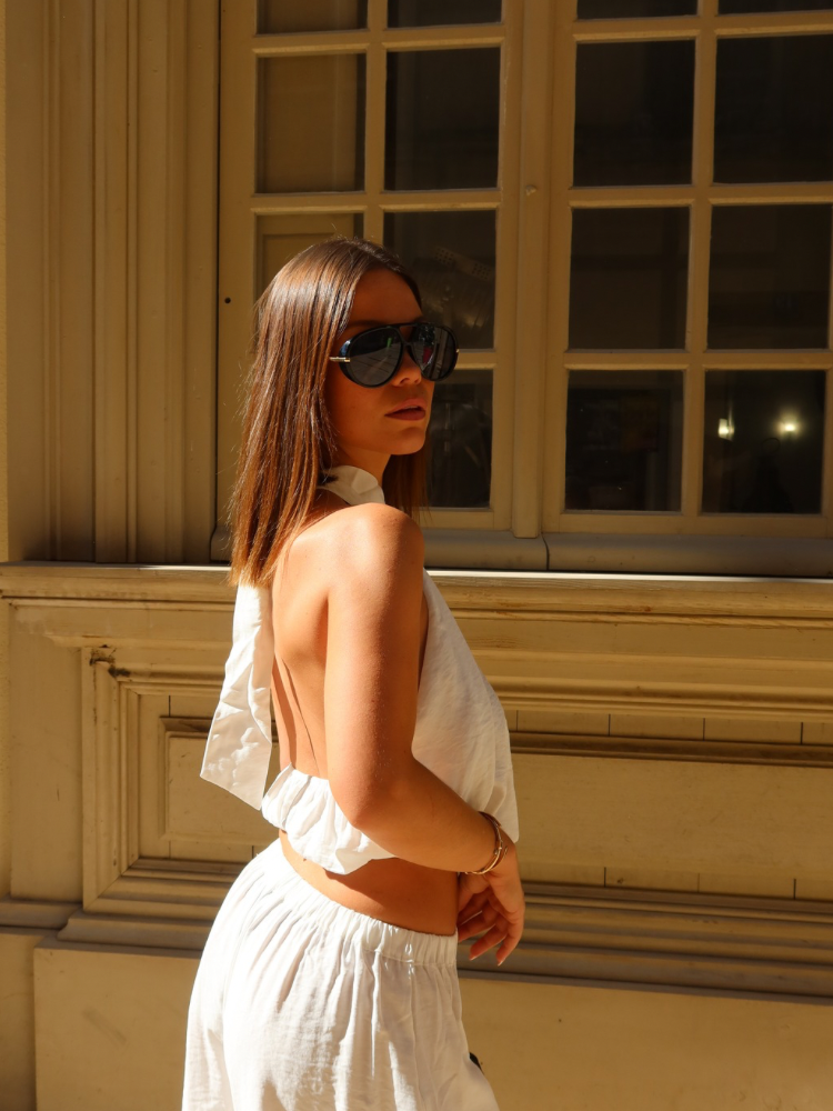 Top dos nu blousant - Golden hour