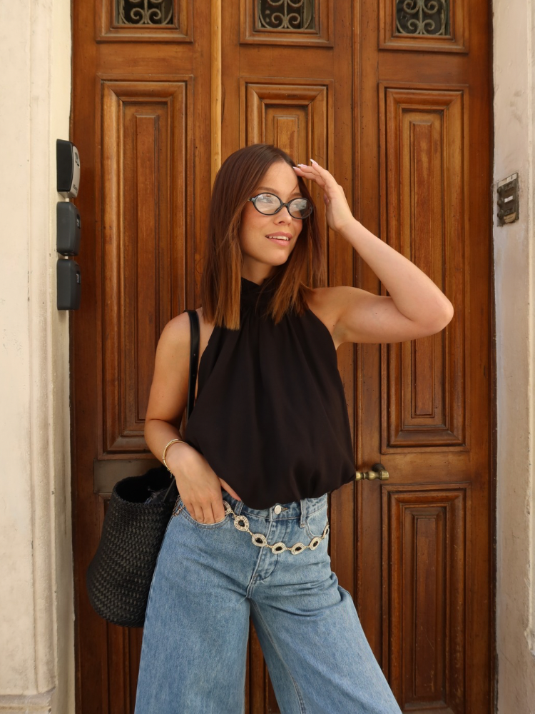 Top dos nu blousant - Golden hour