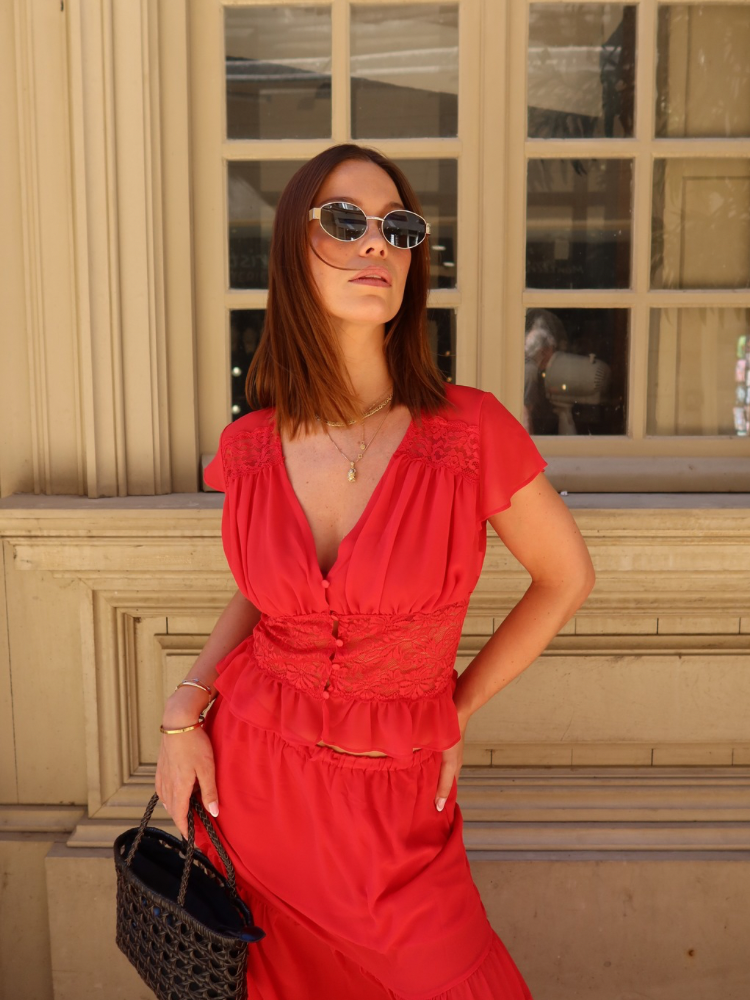 Top dentelle - Golden hour