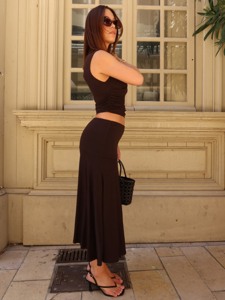 Jupe longue douce - Golden hour