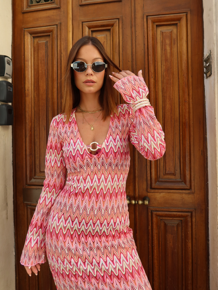 Robe longue de plage - Golden hour