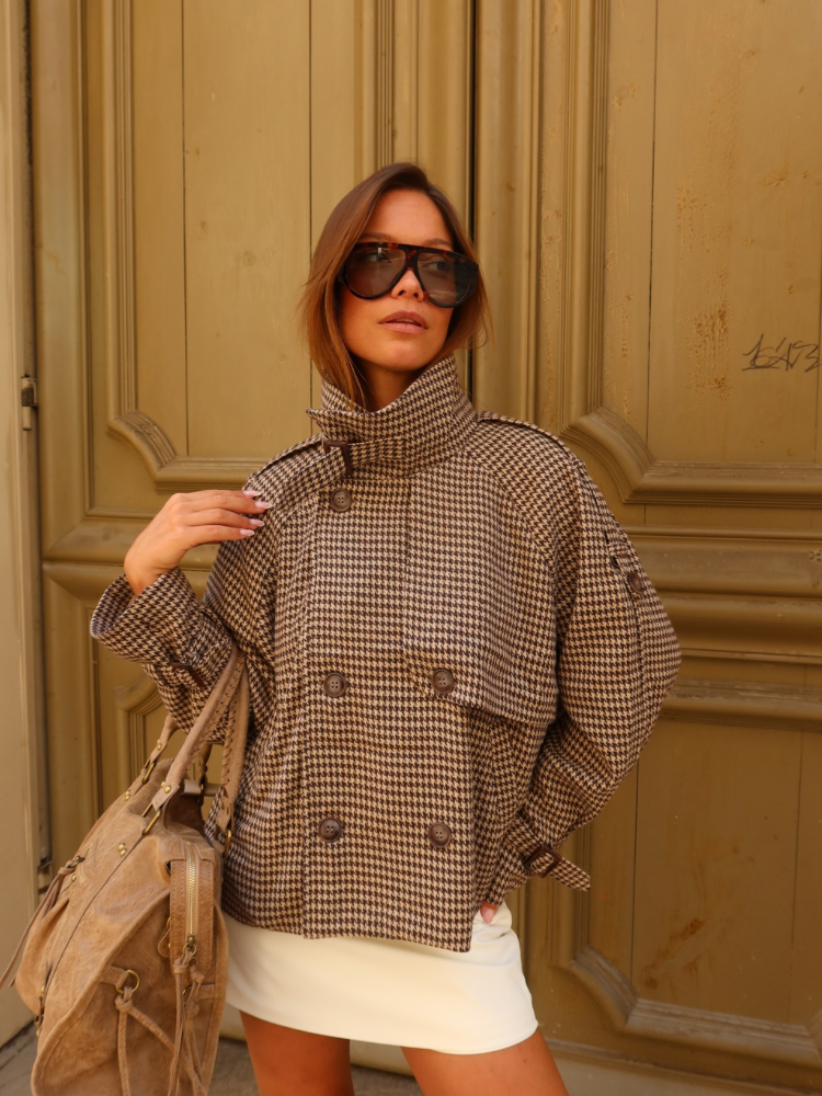 Veste à carreaux - Sunset collection
