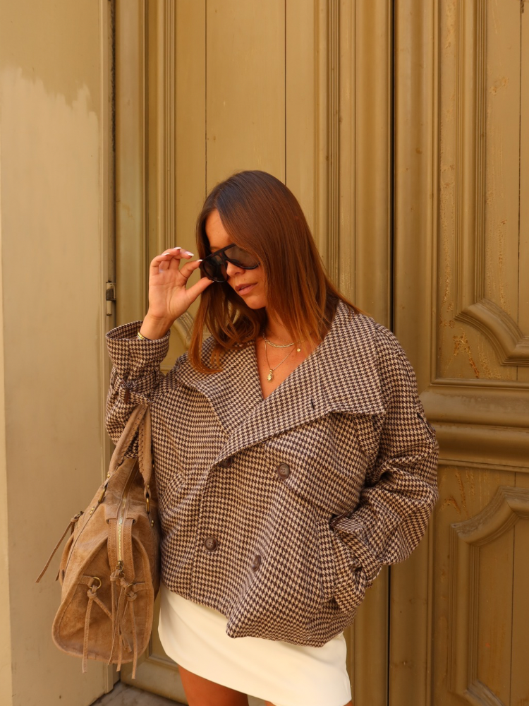Veste à carreaux - Sunset collection