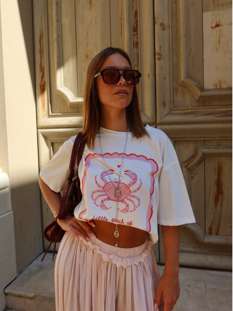 Tee shirt crabe - Sunset collection