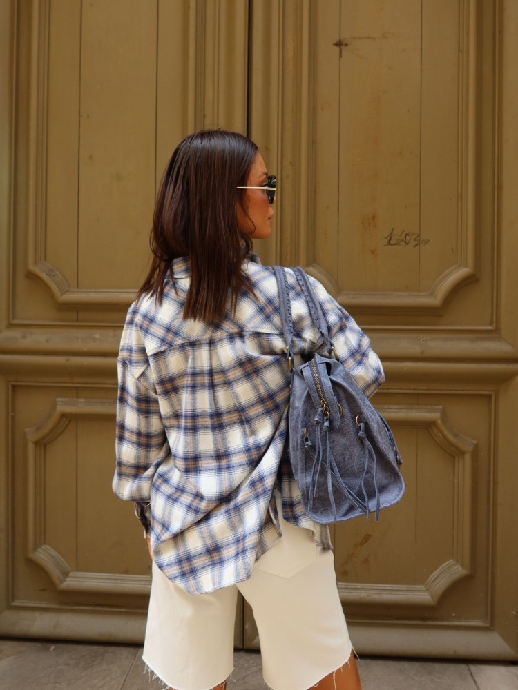 Chemise à carreaux Céline - Sunset collection