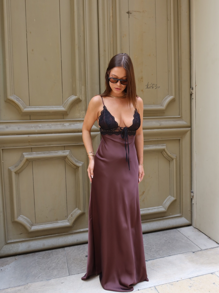 Robe longue satinée - After Summer