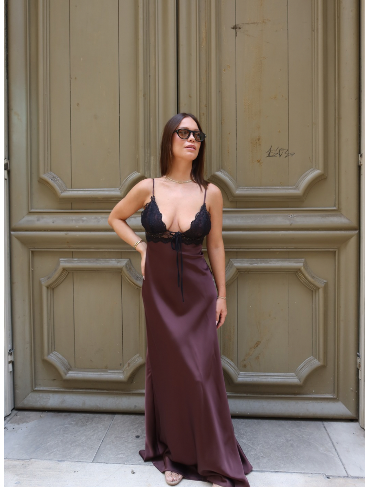 Robe longue satinée - After Summer