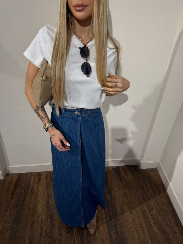 Jupe longue en jean - French Retailers