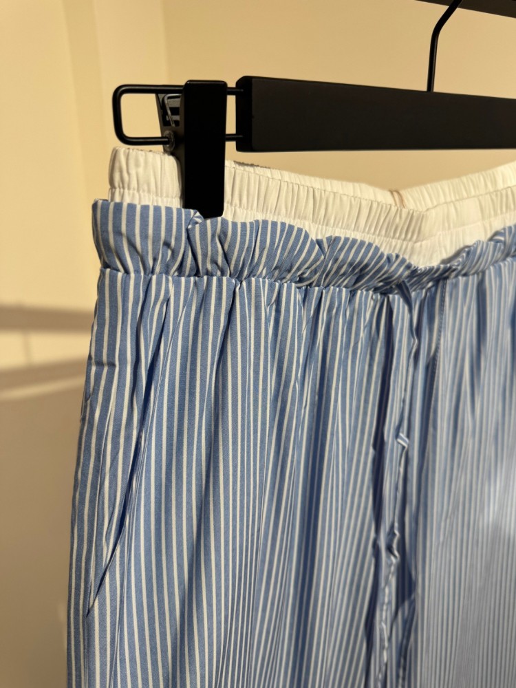 Pantalon à rayures bleu - French Retailers