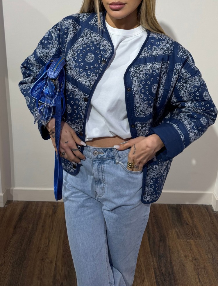 Veste matelassé imprimé bandana - French Retailers