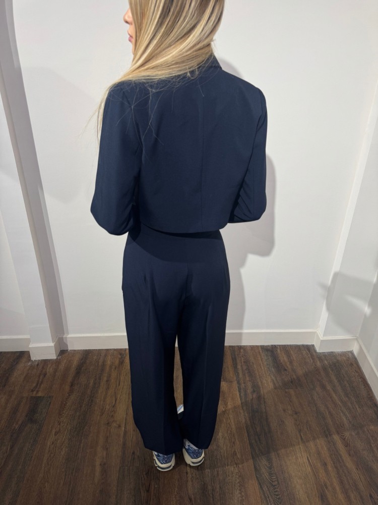 Blazer court bleu marine - French Retailers