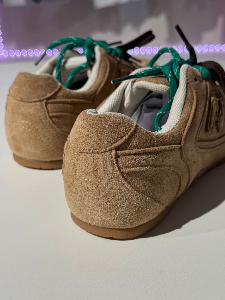 Basket camel en suédine - French Retailers