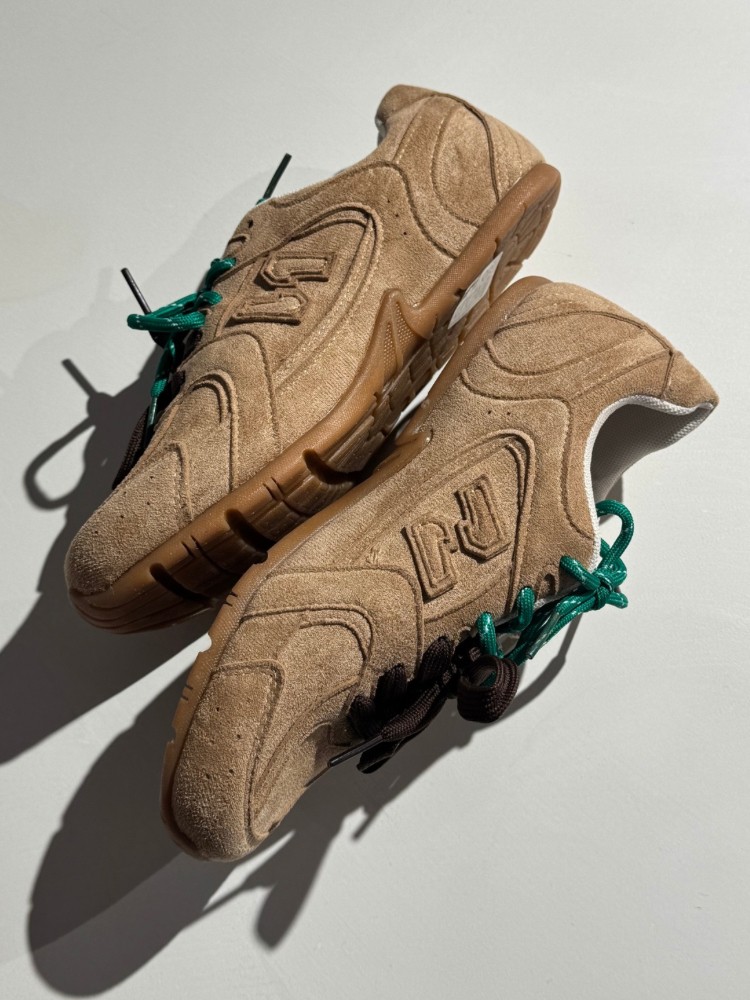 Basket camel en suédine - French Retailers