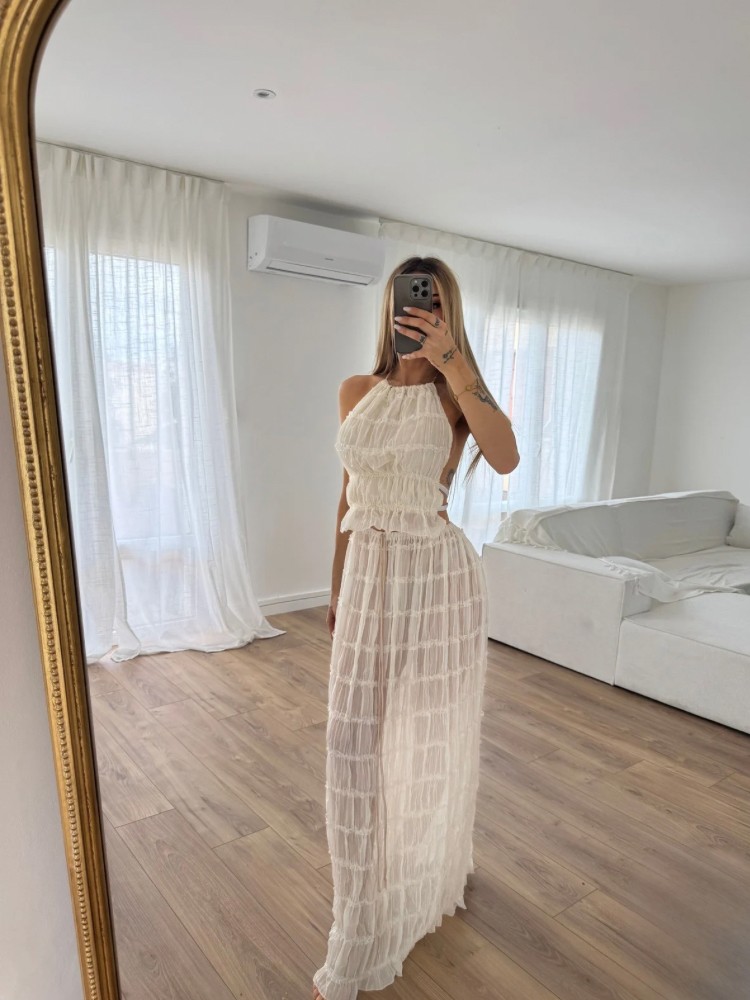 Ensemble plissé dos nu - French Retailers
