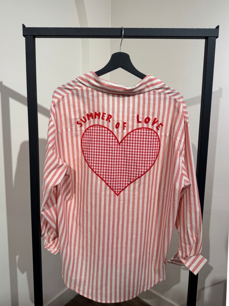Chemise à rayures "Summer of love" - French Retailers