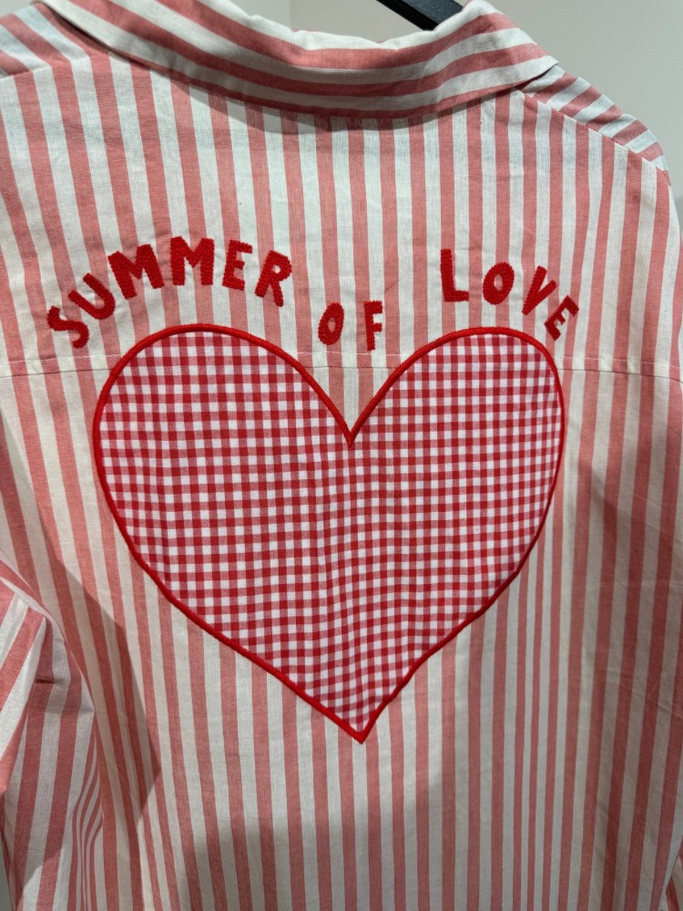 Chemise à rayures "Summer of love" - French Retailers
