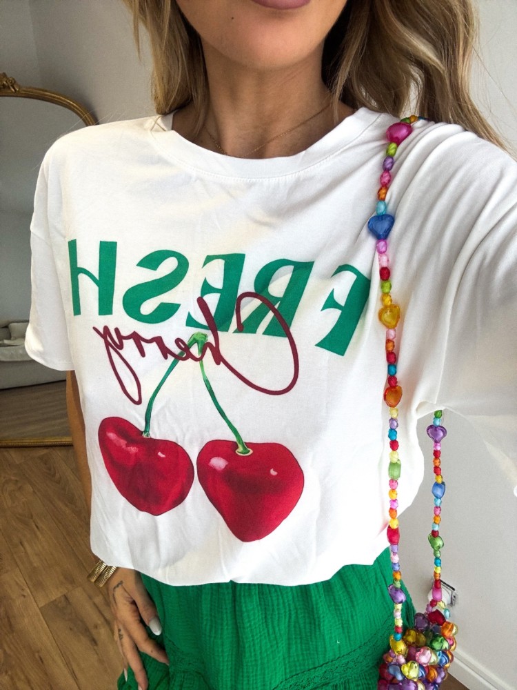 Tee shirt avec cerise - French Retailers