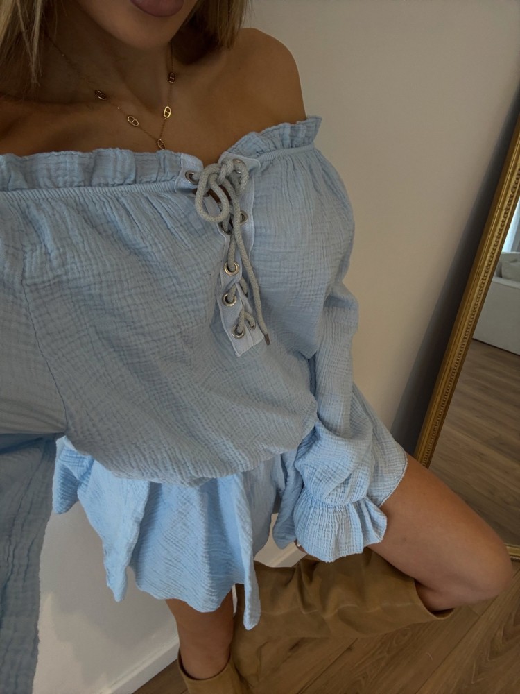 Combishort en gaze de coton - French Retailers