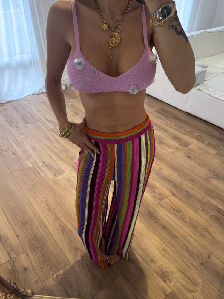 Pantalon léger multicolore - French Retailers