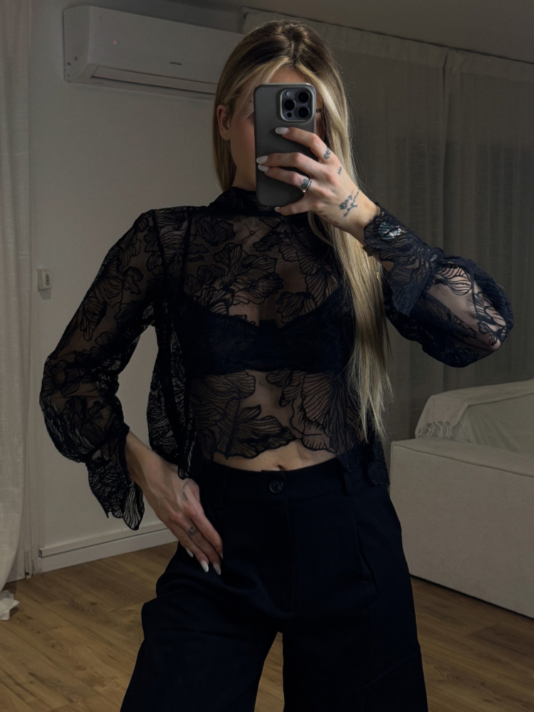 Haut en dentelle dos nu - French retailers