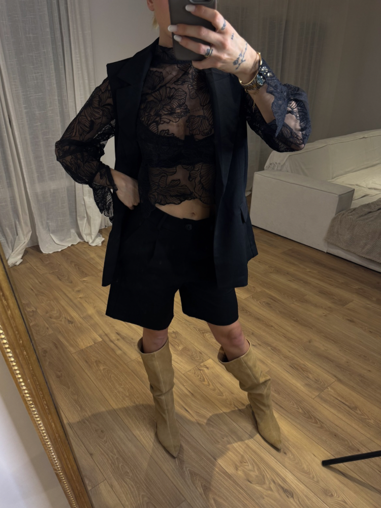 Haut en dentelle dos nu - French retailers