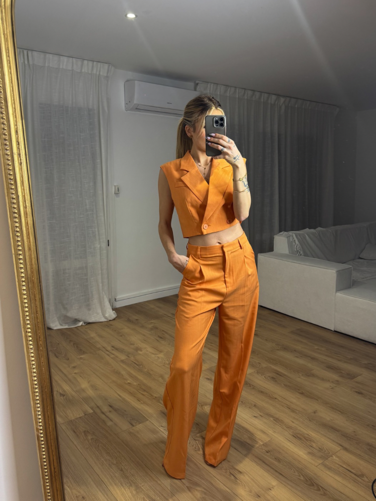 Pantalon pour femme orange - French Retailers