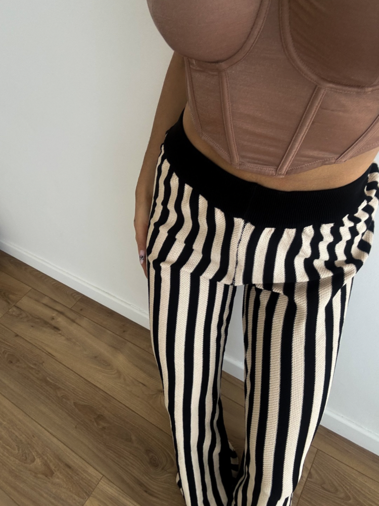Pantalon à rayures pour femme - French Retailers