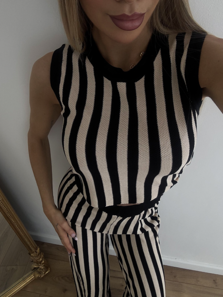 Top à rayures en maille - French Retailers