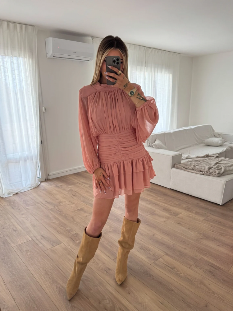 Robe drapée courte - French retailers