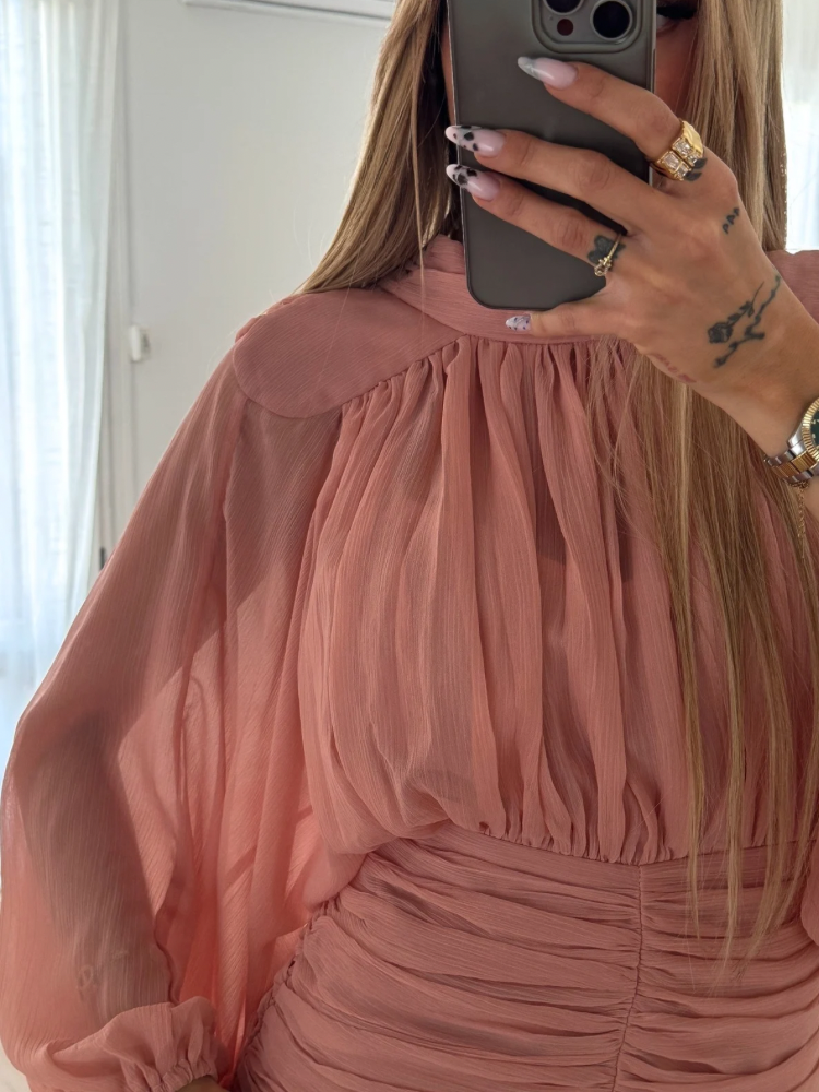 Robe drapée courte - French retailers