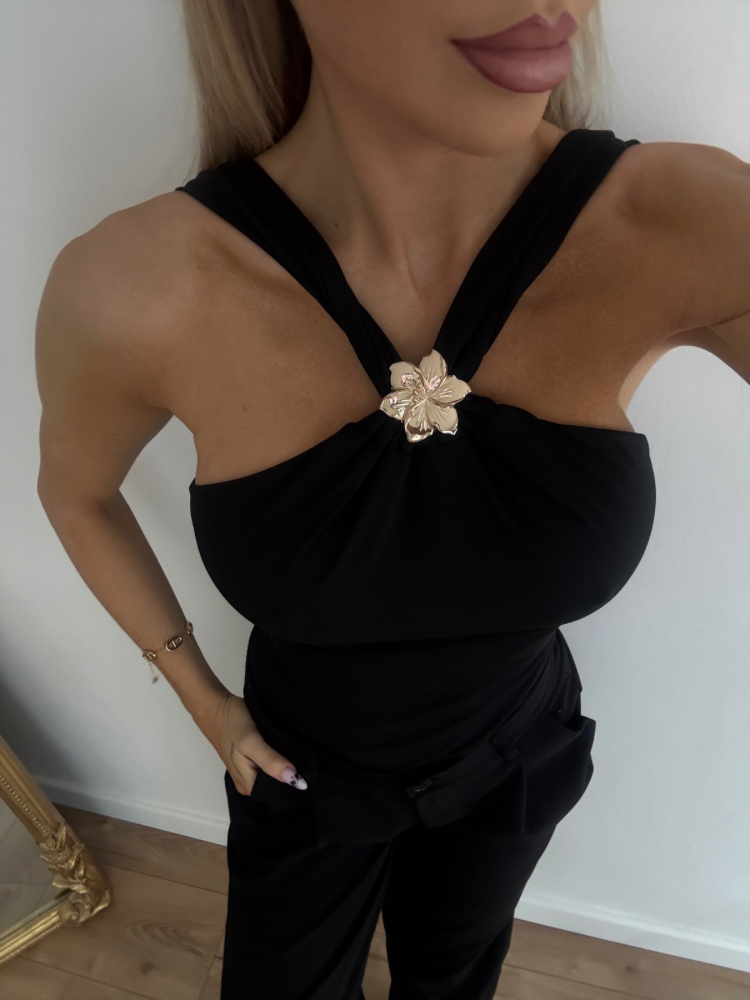 Haut bustier avec bijoux doré - French Retailers