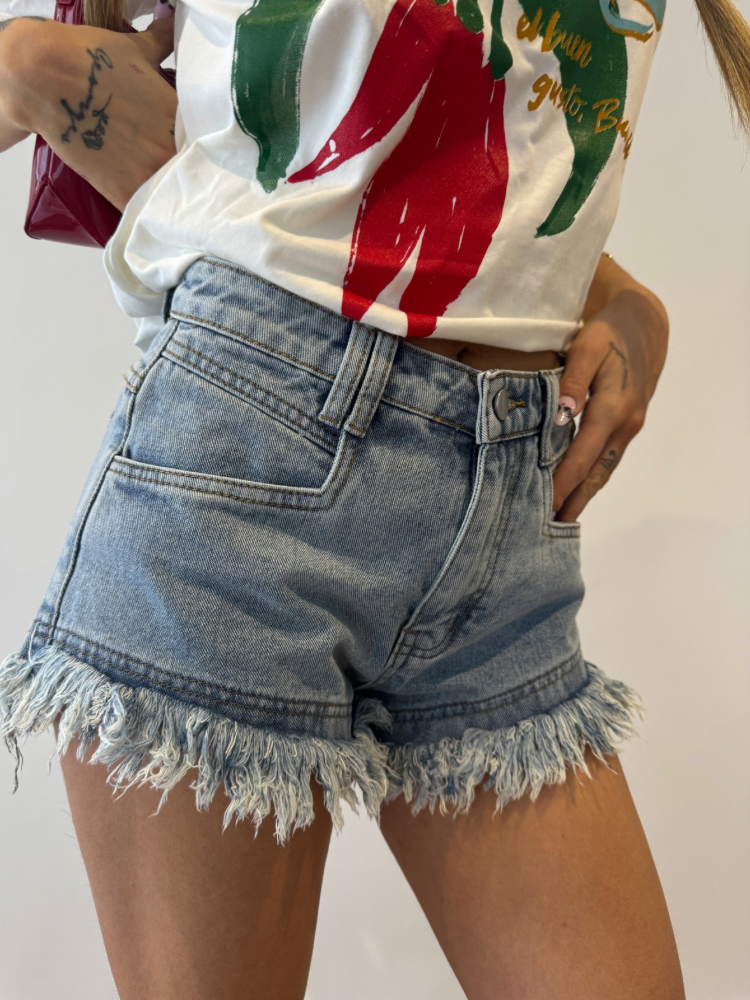 Short en jean fini fils - French retailers