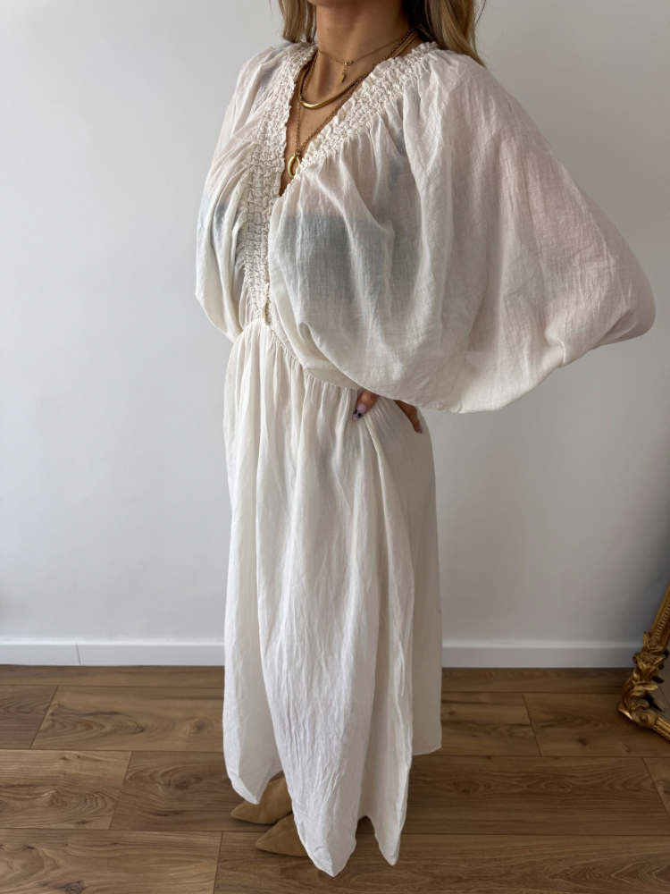 Robe longue décolleté V - French Retailers