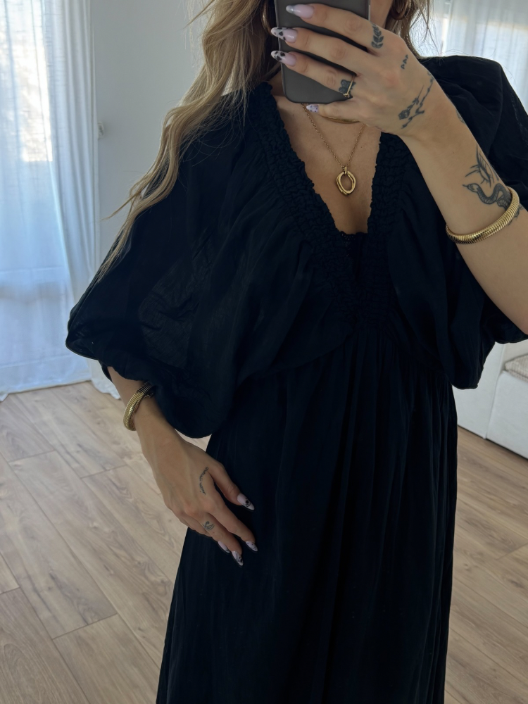 Robe longue décolleté V - French Retailers